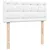 Produktbild 7 för Ramsäng med madrass vit 120x190 cm konstläder
