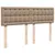 Produktbild 7 för Ramsäng med bäddmadrass cappuccino 140x190 cm konstläder