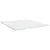 Produktbild 10 för Ramsäng med madrass vit 180x200 cm konstläder