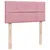 Produktbild 9 för Ramsäng med madrass rosa 90x190 cm sammet