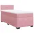 Produktbild 3 för Ramsäng med madrass rosa 100x200 cm sammet