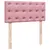 Produktbild 9 för Ramsäng med madrass rosa 100x200 cm sammet