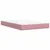 Produktbild 8 för Ramsäng med madrass rosa 120x200 cm sammet