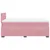 Produktbild 11 för Ramsäng med madrass rosa 120x200 cm sammet
