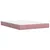 Produktbild 8 för Ramsäng med madrass rosa 140x190 cm sammet