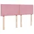 Produktbild 10 för Ramsäng med madrass rosa 140x190 cm sammet