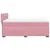Produktbild 7 för Ramsäng med madrass rosa 160x200 cm sammet