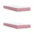 Produktbild 12 för Ramsäng med madrass rosa 200x200 cm sammet