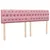 Produktbild 9 för Ramsäng med madrass rosa 200x200 cm sammet