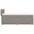 Produktbild 7 för Ramsäng med madrass taupe 80x200 cm tyg