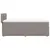 Produktbild 7 för Ramsäng med madrass taupe 90x190 cm tyg