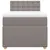 Produktbild 6 för Ramsäng med madrass taupe 90x190 cm tyg