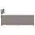 Produktbild 7 för Ramsäng med madrass taupe 120x200 cm tyg