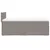 Produktbild 7 för Ramsäng med madrass taupe 80x200 cm tyg