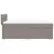Produktbild 7 för Ramsäng med madrass taupe 80x200 cm tyg