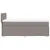 Produktbild 7 för Ramsäng med madrass taupe 80x200 cm tyg