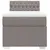Produktbild 6 för Ramsäng med madrass taupe 90x200 cm tyg