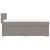 Produktbild 7 för Ramsäng med madrass taupe 100x200 cm tyg