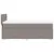 Produktbild 7 för Ramsäng med madrass taupe 100x200 cm tyg