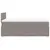 Produktbild 7 för Ramsäng med madrass taupe 120x200 cm tyg