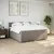 Produktbild 4 för Ramsäng med madrass taupe 180x200 cm tyg
