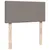 Produktbild 12 för Ramsäng med madrass taupe 80x200 cm tyg