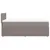 Produktbild 7 för Ramsäng med madrass taupe 80x200 cm tyg