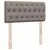 Produktbild 12 för Ramsäng med madrass taupe 80x200 cm tyg