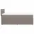 Produktbild 7 för Ramsäng med madrass taupe 80x200 cm tyg
