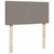 Produktbild 12 för Ramsäng med madrass taupe 90x190 cm tyg