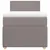 Produktbild 6 för Ramsäng med madrass taupe 90x200 cm tyg