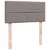 Produktbild 12 för Ramsäng med madrass taupe 90x200 cm tyg