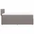 Produktbild 7 för Ramsäng med madrass taupe 100x200 cm tyg