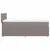 Produktbild 7 för Ramsäng med madrass taupe 100x200 cm tyg
