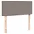 Produktbild 12 för Ramsäng med madrass taupe 120x200 cm tyg