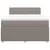 Produktbild 6 för Ramsäng med madrass taupe 140x190 cm tyg