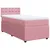 Produktbild 3 för Ramsäng med madrass rosa 80x200 cm sammet