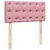 Produktbild 12 för Ramsäng med madrass rosa 80x200 cm sammet