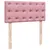 Produktbild 12 för Ramsäng med madrass rosa 90x190 cm sammet