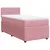 Produktbild 3 för Ramsäng med madrass rosa 100x200 cm sammet
