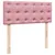 Produktbild 12 för Ramsäng med madrass rosa 120x190 cm sammet