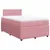 Produktbild 3 för Ramsäng med madrass rosa 120x200 cm sammet