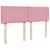 Produktbild 12 för Ramsäng med madrass rosa 140x190 cm sammet