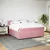 Produktbild 4 för Ramsäng med madrass rosa 180x200 cm sammet