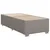 Produktbild 5 för Ramsäng med madrass taupe 90x190 cm tyg