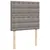 Produktbild 8 för Ramsäng med madrass taupe 90x190 cm tyg