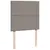 Produktbild 8 för Ramsäng med madrass taupe 90x200 cm tyg