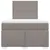 Produktbild 4 för Ramsäng med madrass taupe 120x190 cm tyg