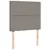 Produktbild 8 för Ramsäng med madrass taupe 120x200 cm tyg