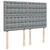Produktbild 8 för Ramsäng med madrass ljusgrå 160x200 cm tyg